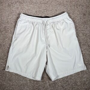 Bad Birdie Mens Golf Shorts Size L Light Beige Performance Stretch Elastic Waist